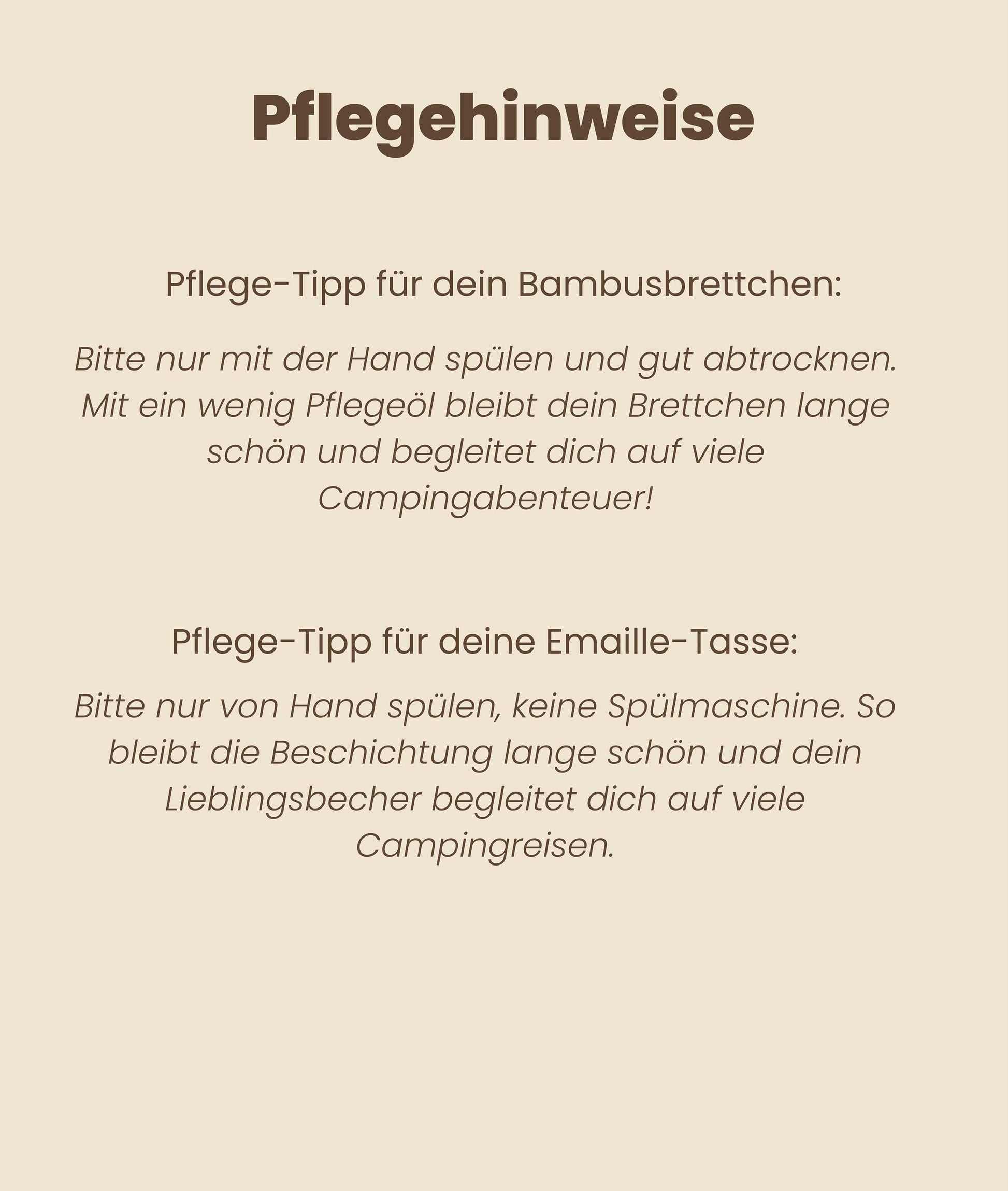 Personalisiertes Camping Geschenk Set – Frühstücksset mit Emaille Tasse + Holzbrettchen für Camper & Vanlife Fans, Wohnmobil, Geschenkidee